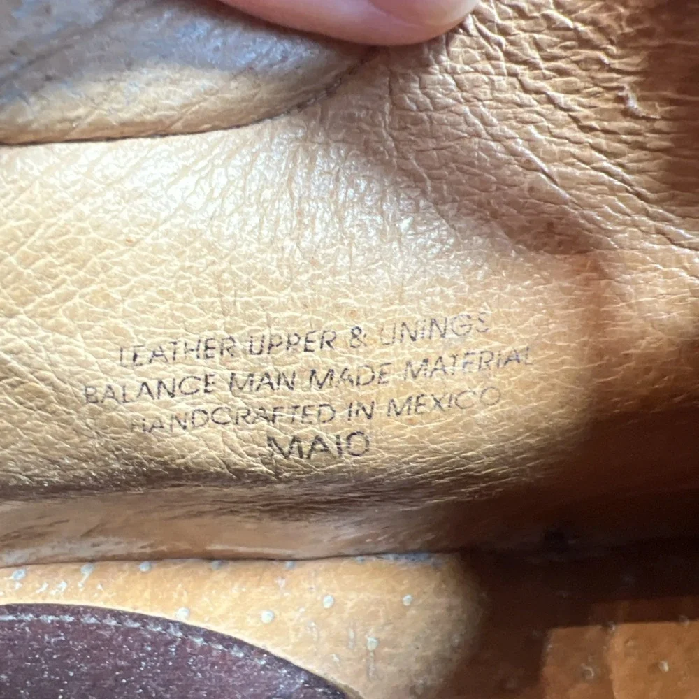 BORN Chukka Boots Dark Brown Leather Men's 7‎ 38 Boho